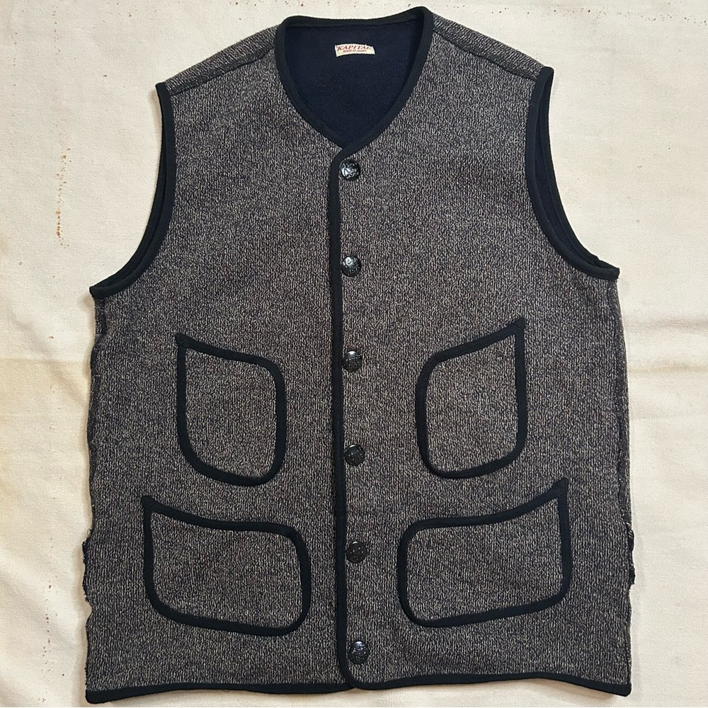 Kapital Browns Beach Vest Mens Size Small Cotton Made In Japan